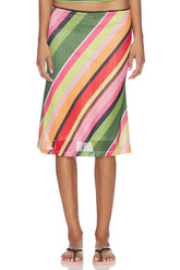 Mesh Midi Skirt