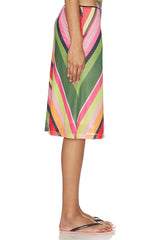 Mesh Midi Skirt