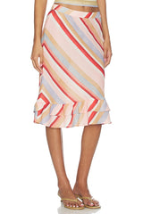 Frill Midi Skirt