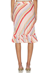 Frill Midi Skirt