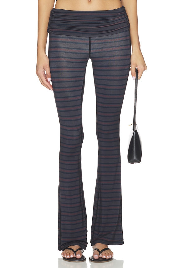 Fold Over Flare Legging