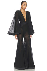 Illusion Survives Love 2 Pc Mesh Jumpsuit