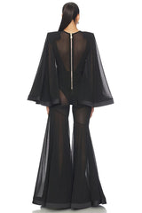 Illusion Survives Love 2 Pc Mesh Jumpsuit