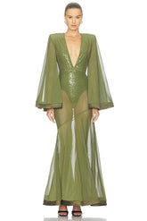Illusion Survives Love 2 Pc Mesh Gown