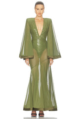 Illusion Survives Love 2 Pc Mesh Gown