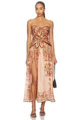 Aster Scarf Midi Dress