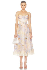 Valiant Tucked Midi Dress