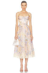 Valiant Tucked Midi Dress