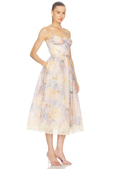 Valiant Tucked Midi Dress