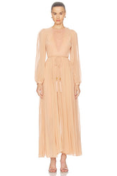 Valiant Embroidered Bib Dress