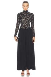 Lace Jersey Dress