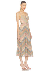 Sunray Pleated Picnic Dress