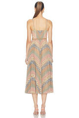 Sunray Pleated Picnic Dress