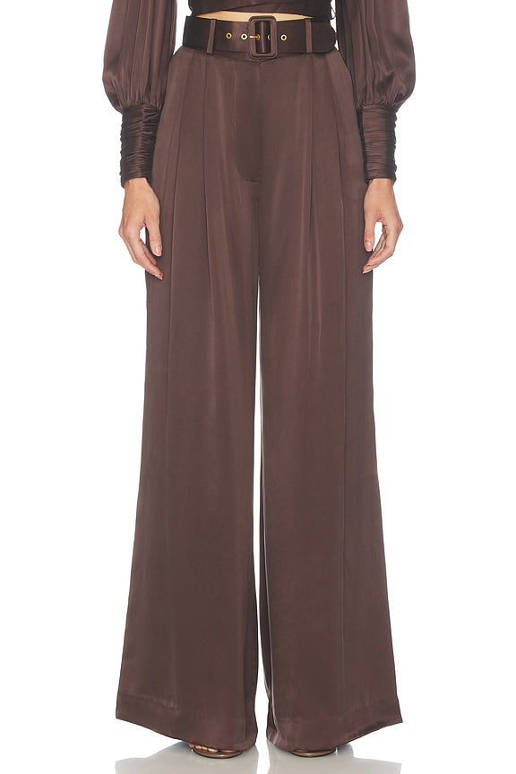 Silk Tuck Pant