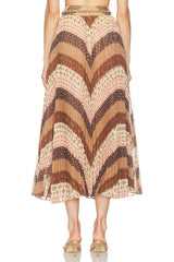 Sunray Pleated Skirt