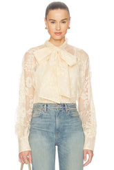 Valiant Lace Pussybow Blouse
