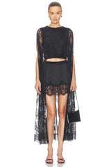 Valiant Lace Caped Top
