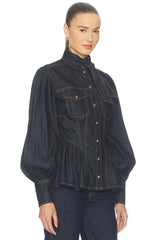 Denim Fitted Shirt