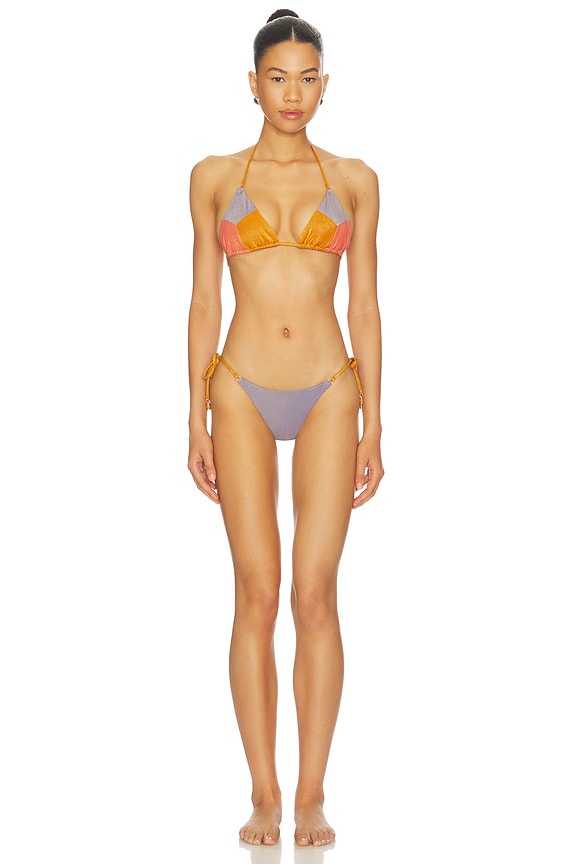 Indra Metallic Spliced Bikini
