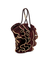 Goldentime Medium Ruffle Tote