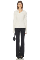 Rib Zip Knit