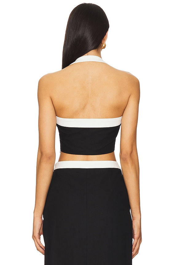 Brea Crop Halter Top