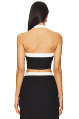 Brea Crop Halter Top