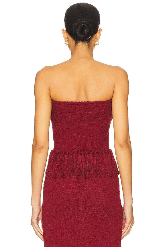 Gabby Knitted Bandeau Top