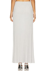 Spencer Lurex Pleated Maxi Skirt