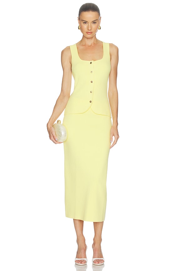 Maria Button Front Corset Top