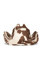 Cow Print Cowboy Hat