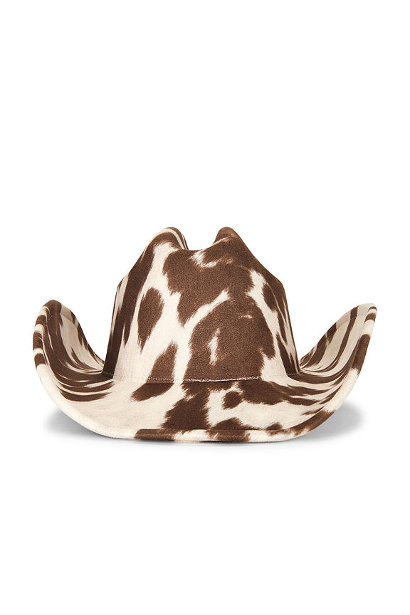 Cow Print Cowboy Hat