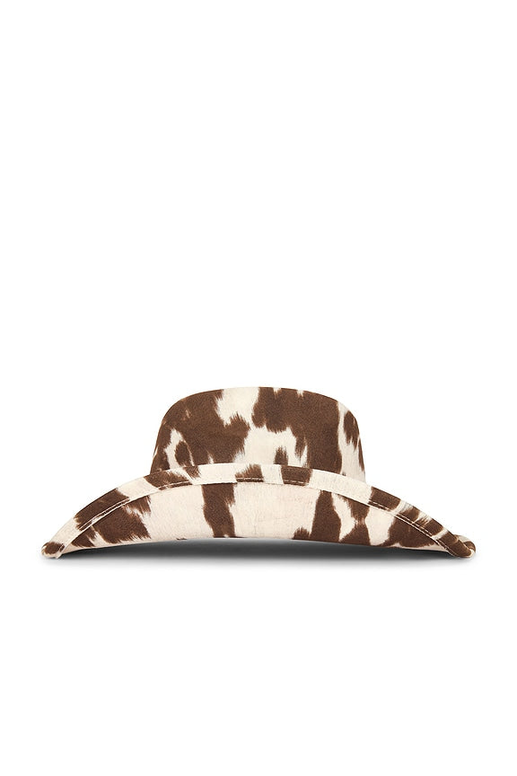 Cow Print Cowboy Hat
