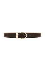Polished Croc Embossed Belt