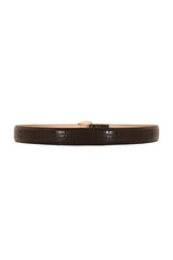 Polished Croc Embossed Belt