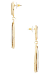 Teardrop Pendant Earrings