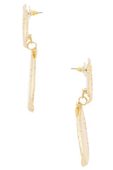 Vibrantglassy Stone Earrings