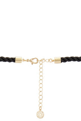 Bold Shell Pendant And Long Tassel Accent Statement Necklace