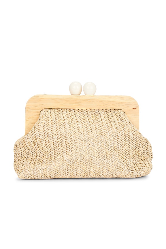 Woven Frame Clutch