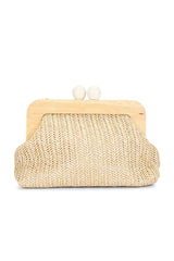 Woven Frame Clutch