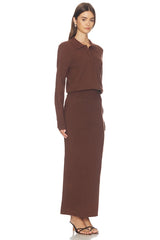 Emahlee Knit Maxi Skirt Set