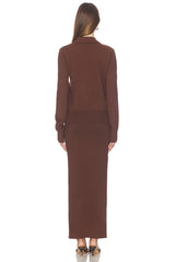 Emahlee Knit Maxi Skirt Set
