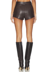 Vandelia Faux Leather Short