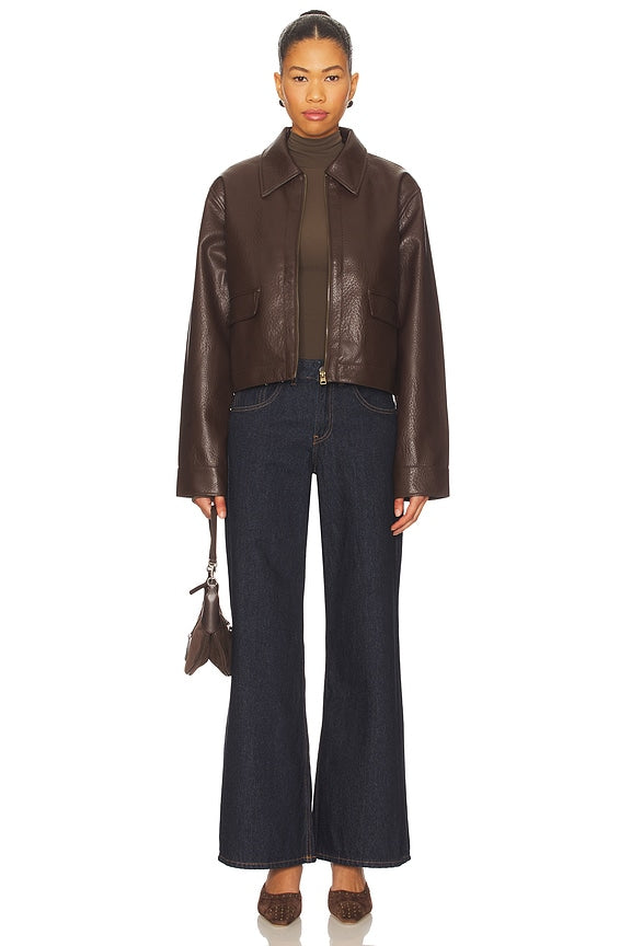 Fianna Faux Leather Jacket
