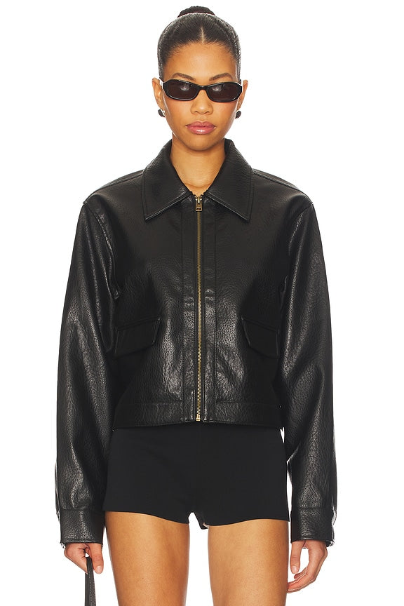 Fianna Faux Leather Jacket