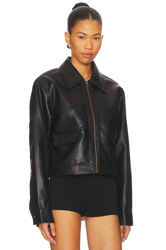 Fianna Faux Leather Jacket