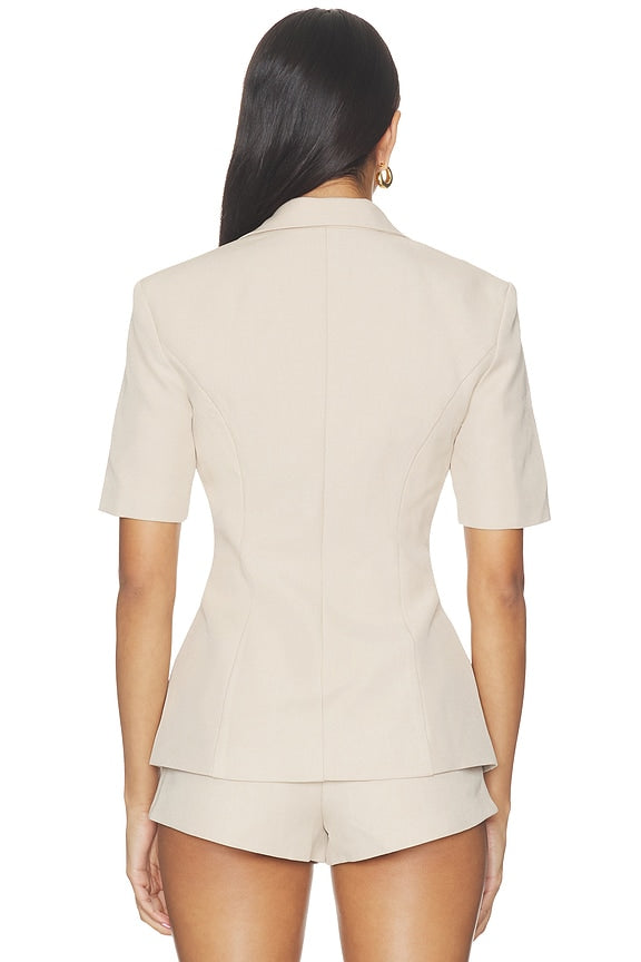 x Blake Evin Landry Short Sleeve Blazer