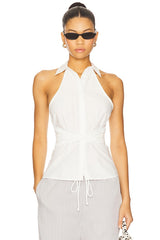 Evie Button Up Top
