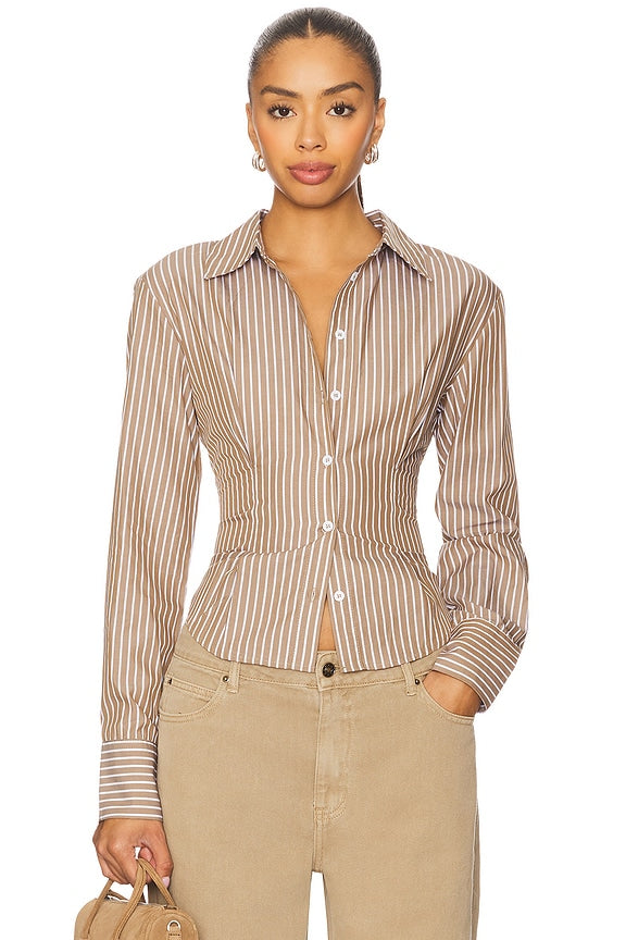 Ellie Button Up Top