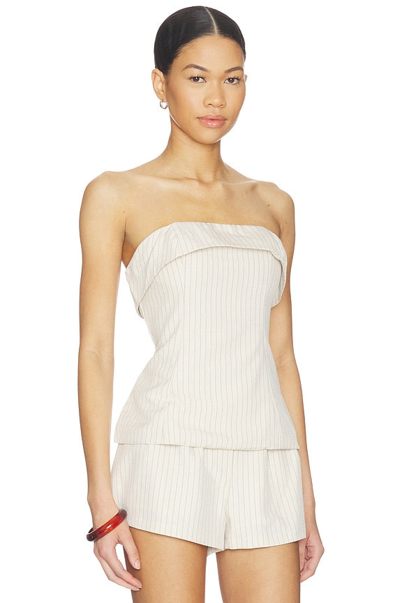 Braylon Strapless Top